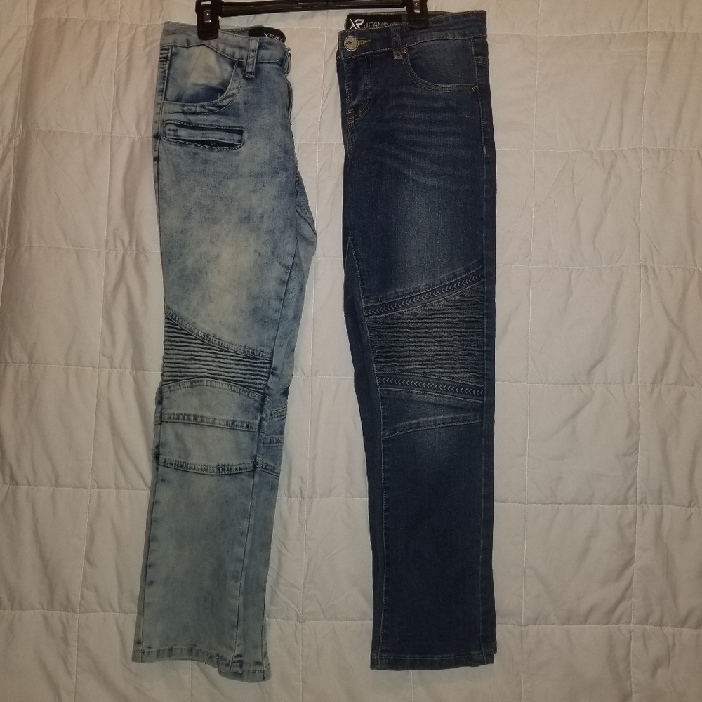 2 pairs boys size 10 Xray jeans